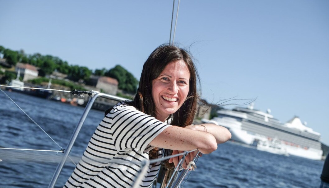 Marie Mostad, medgründer i inzpire.me ombord i EntrepreneurShip. Foto: Vilde Mebust Erichsen Marie Mostad, medgründer i inzpire.me ombord i EntrepreneurShip. Foto: Vilde Mebust Erichsen