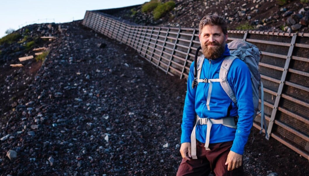 Svein Willassen på toppen av Mount Fuji. Foto: Dag-Inge Aas Svein Willassen på toppen av Mount Fuji. Foto: Dag-Inge Aas