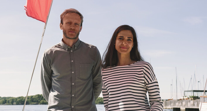 Gründerne bak Alva Technologies: Henrik Langeland og Julija Pauriene, for anledningen fotografert ombord på #EntrepreneurShipOne, da seilbåten fungerte som Shifters midlertidige kontor. Foto: Benedicte Tandsæther-Andersen Gründerne bak Alva Technologies: Henrik Langeland og Julija Pauriene, for anledningen fotografert ombord på #EntrepreneurShipOne, da seilbåten fungerte som Shifters midlertidige kontor. Foto: Benedicte Tandsæther-Andersen