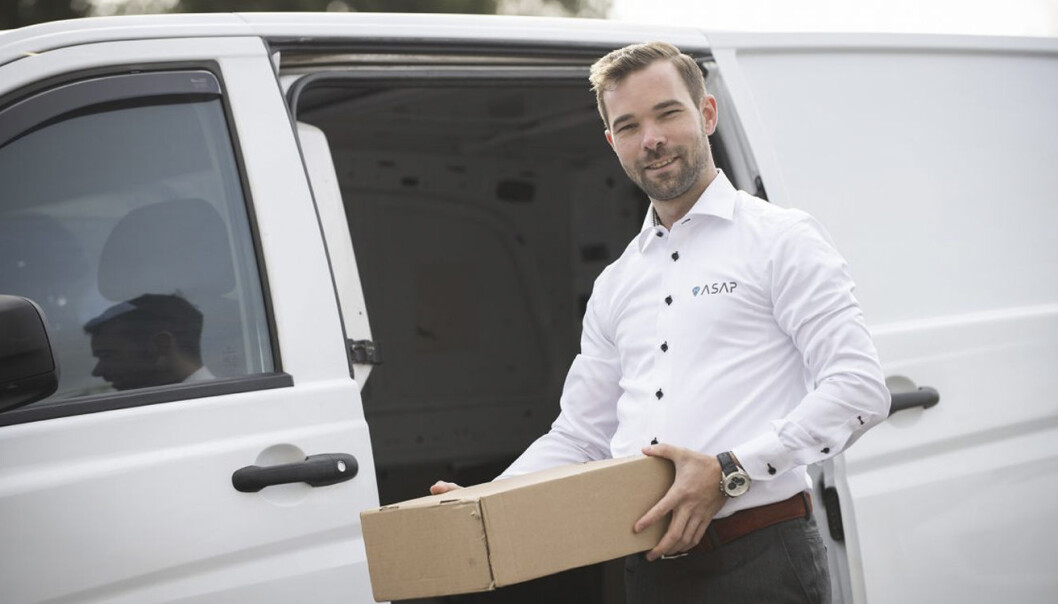 Gründer av ASAP, Tommy Larsen, utvikler en transporttjeneste som skal bedre kommunikasjonen mellom transportører og kunder. Foto: ASAP Gründer av ASAP, Tommy Larsen, utvikler en transporttjeneste som skal bedre kommunikasjonen mellom transportører og kunder. Foto: ASAP