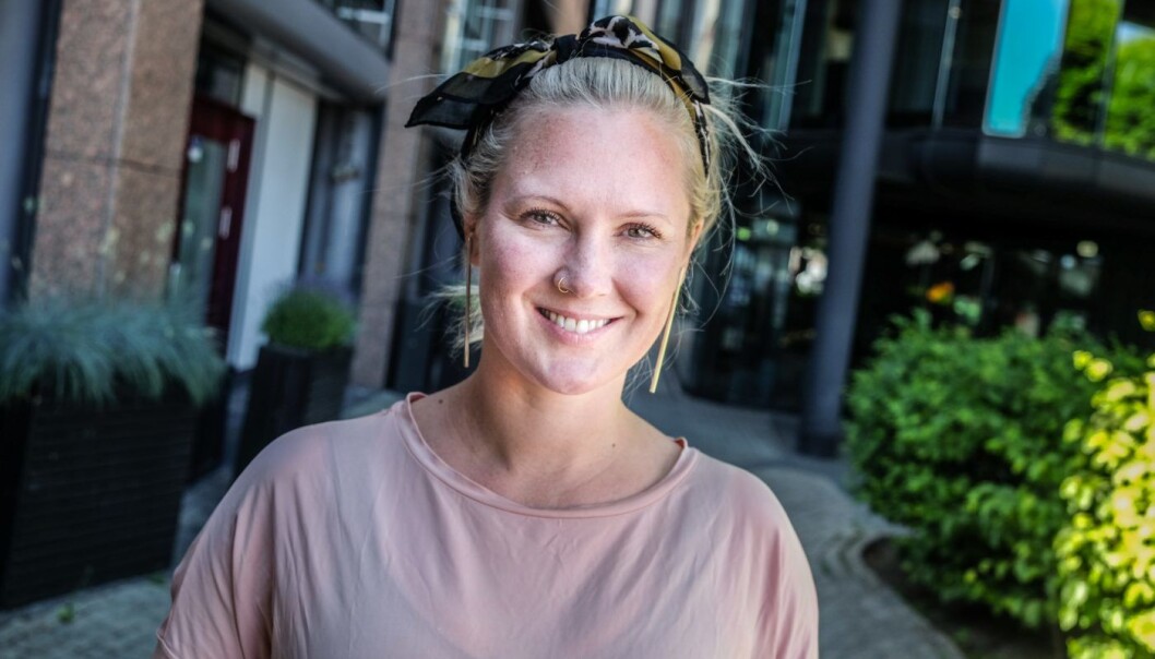 Kimberly Larsen, gründer av timetoRIOT. Foto: Vilde Mebust Erichsen Kimberly Larsen, gründer av timetoRIOT. Foto: Vilde Mebust Erichsen