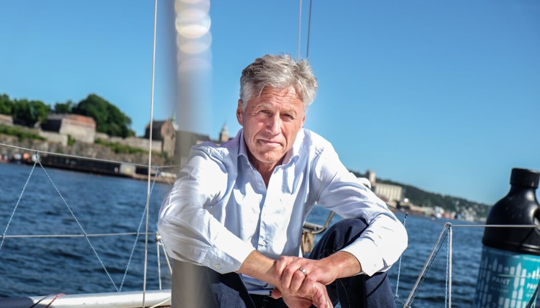 CEO Snorre Vevstad i Listen, om bord på Shifters sommerbåt, EntrepreneurShipOne. Foto: Vilde Mebust Erichsen CEO Snorre Vevstad i Listen, om bord på Shifters sommerbåt, EntrepreneurShipOne. Foto: Vilde Mebust Erichsen