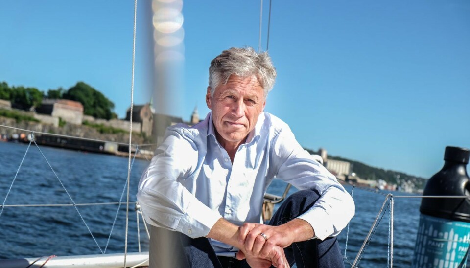 CEO Snorre Vevstad i Listen, om bord på Shifters sommerbåt, EntrepreneurShipOne. Foto: Vilde Mebust Erichsen