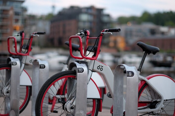 Bysyklene i Trondheim, lansert tidligere i år. Foto: UIP. Bysyklene i Trondheim, lansert tidligere i år. Foto: UIP.