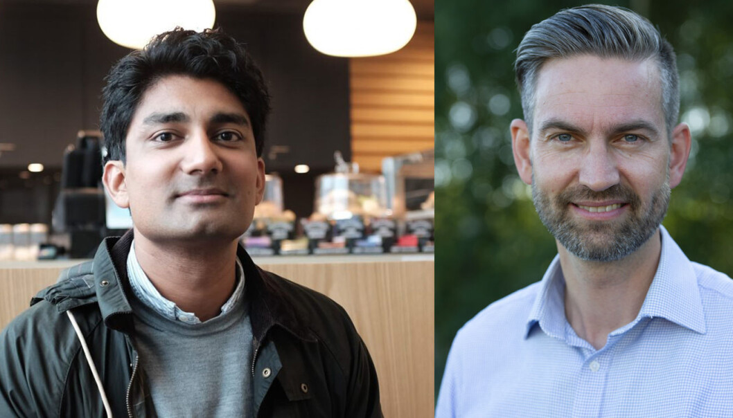 Huddlestock-gründer og tidligere CEO Murshid Ali, og nyansatt CEO Simen Teigre. Huddlestock-gründer og tidligere CEO Murshid Ali, og nyansatt CEO Simen Teigre.