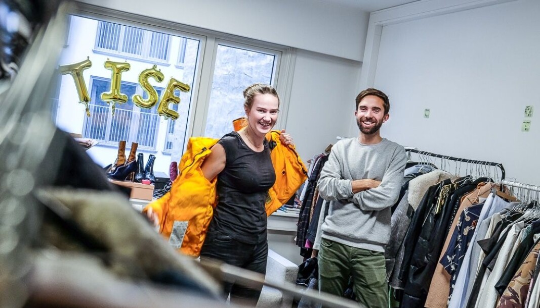CEO Eirik Frøyland Rime og markedssjef Victoria Terese Hauk i Tise. Foto: Vilde Mebust Erichsen CEO Eirik Frøyland Rime og markedssjef Victoria Terese Hauk i Tise. Foto: Vilde Mebust Erichsen