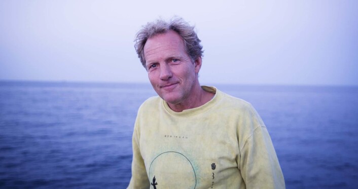 Rolf Assev i blåtimen ombord på Christian Radich under xVoyage. Foto: Per-Ivar Nikolaisen Rolf Assev i blåtimen ombord på Christian Radich under xVoyage. Foto: Per-Ivar Nikolaisen