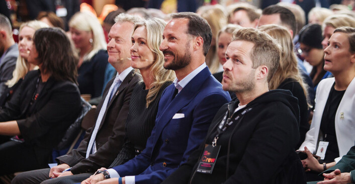 Raymond Johansen (t.v.) Anita Krohn Traaseth, Kronprins Haakon og Fredrik Winther under åpningen av årets Oslo Innovation Week i fjor. Foto: Christian Jørgensen / EUR-BERLIN.COM Raymond Johansen (t.v.) Anita Krohn Traaseth, Kronprins Haakon og Fredrik Winther under åpningen av årets Oslo Innovation Week i fjor. Foto: Christian Jørgensen / EUR-BERLIN.COM