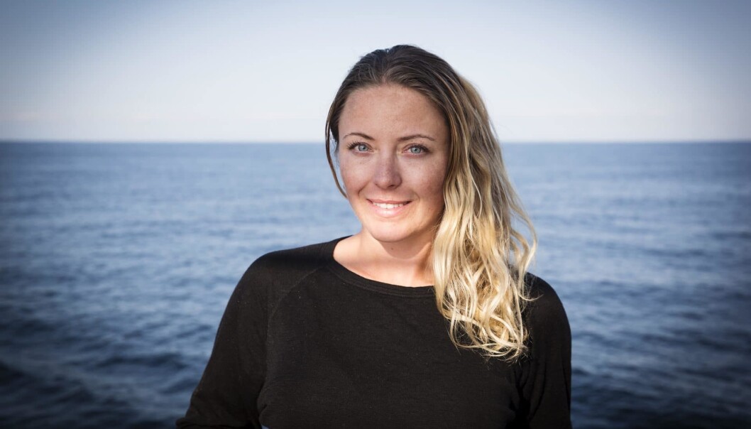 Agnes Árnadóttir i Brim Explorer ombord på Christian Radich under xVoyage. Foto: Per-Ivar Nikolaisen Agnes Árnadóttir i Brim Explorer ombord på Christian Radich under xVoyage. Foto: Per-Ivar Nikolaisen