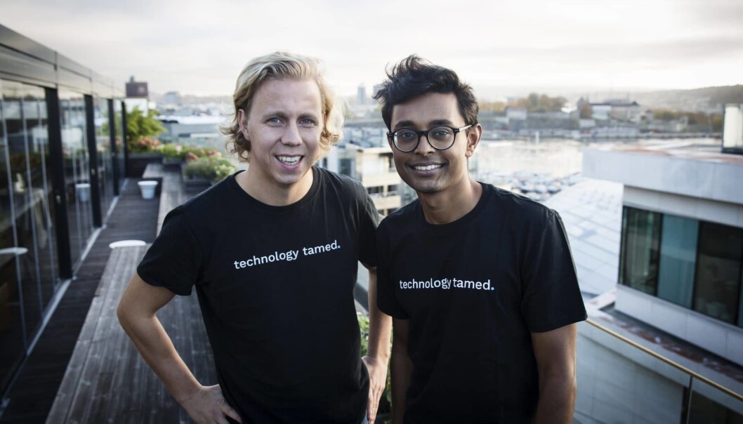 Maths Mathisen og Vinoth Vinaya i Hold. Foto: Per-Ivar Nikolaisen Maths Mathisen og Vinoth Vinaya i Hold. Foto: Per-Ivar Nikolaisen