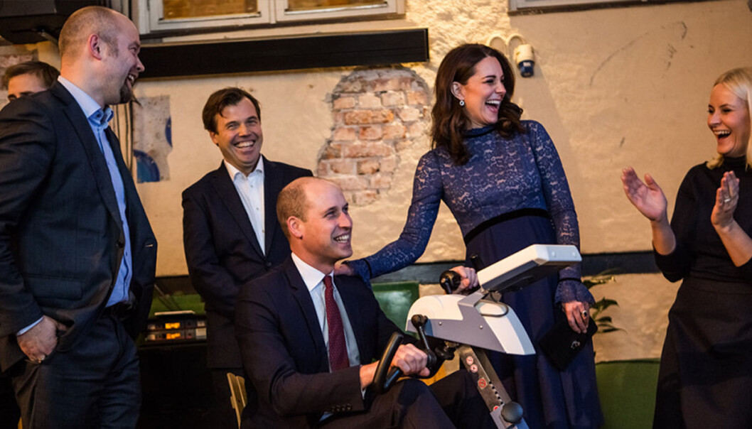 Det var god stemning da den britiske kronprinsen, William, prøvde Motiview tidligere i år. Foto: MyNewsDesk Det var god stemning da den britiske kronprinsen, William, prøvde Motiview tidligere i år. Foto: MyNewsDesk