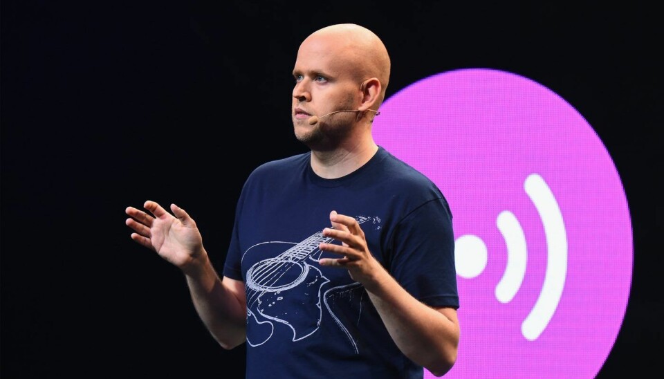 Daniel Ek -- gründer og administrerende direktør for Spotify. Spotify investerer nå i musikktjenesten Distro Kid. Foto: Michael Loccisano/Getty Images for Spotify