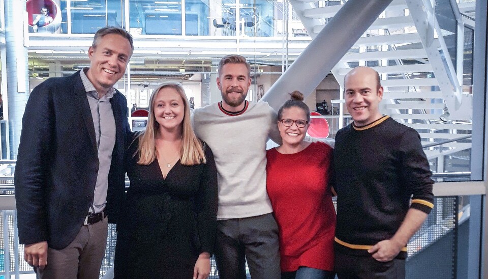 Decisions-teamet ved StartupLab. Foto: Privat