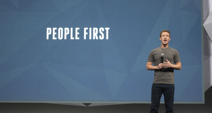 Mark Zuckerberg, fotografert på scene under Facebook-konferansen F8. Foto: Maurizio Pesce / Flickr Mark Zuckerberg, fotografert på scene under Facebook-konferansen F8. Foto: Maurizio Pesce / Flickr