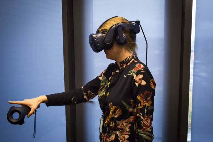 Anja Krohn Bjørnstad i AF Gruppen er prosjekteringsleder for nye E18 mellom Kristiansand og Mandal, der VR blir en del av standardutstyret. Foto: Per-Ivar Nikolaisen Anja Krohn Bjørnstad i AF Gruppen er prosjekteringsleder for nye E18 mellom Kristiansand og Mandal, der VR blir en del av standardutstyret. Foto: Per-Ivar Nikolaisen