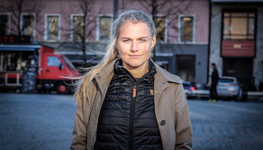 Yrja Oftedahl brenner for å løfte frem et bredere spekter av kvinnelige rollemodeller, noe hun selv gjør gjennom podcasten Power Ladies. På litt over tre måneder har den hatt over 40.000 avspillinger.
Foto: Vilde Mebust Erichsen Yrja Oftedahl brenner for å løfte frem et bredere spekter av kvinnelige rollemodeller, noe hun selv gjør gjennom podcasten Power Ladies. På litt over tre måneder har den hatt over 40.000 avspillinger.
Foto: Vilde Mebust Erichsen