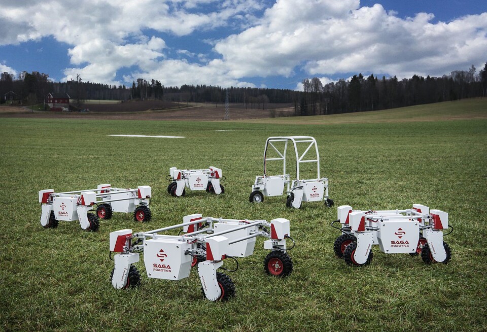 Saga Robotics' Thorvald, en autonom landbruksrobot. Foto: Benjamin A. Ward