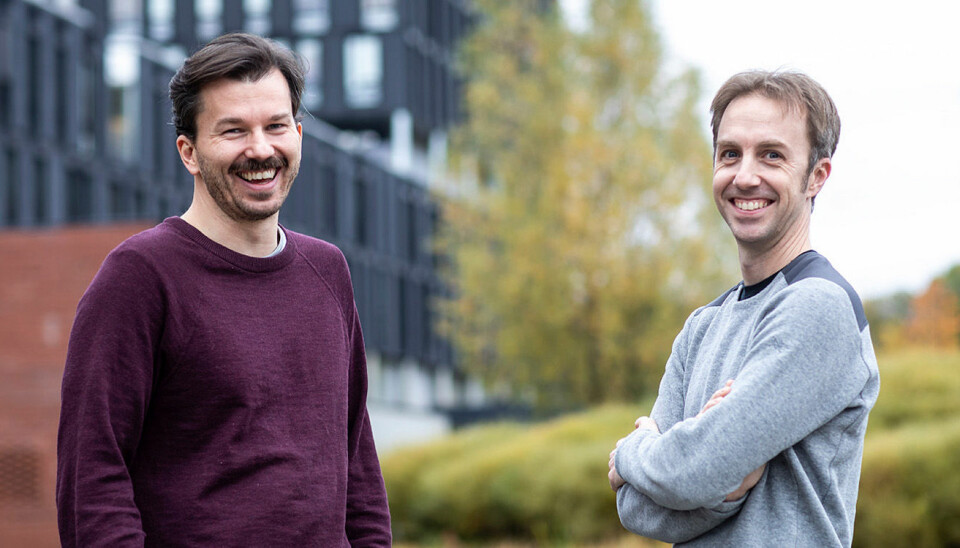 Bertil Helseth (CEO) og Jonathan Camp (CSO) i Intelecy. Foto: Håkon Vikør Treider