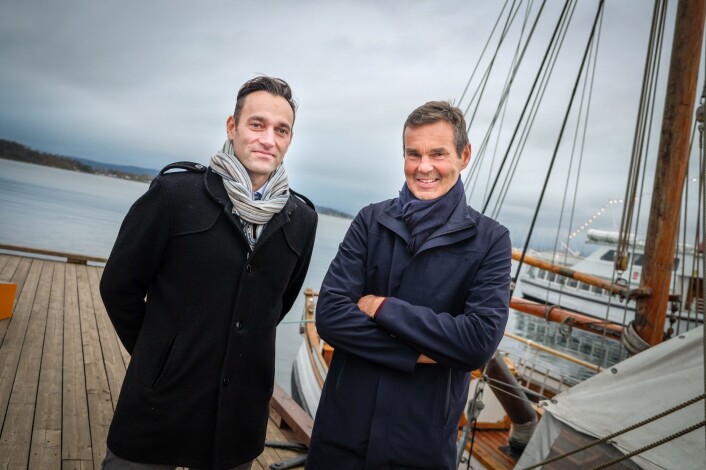 Glenn Edvardsen og Stig Linna i VesselMan. Foto: Vilde Mebust Erichsen Glenn Edvardsen og Stig Linna i VesselMan. Foto: Vilde Mebust Erichsen