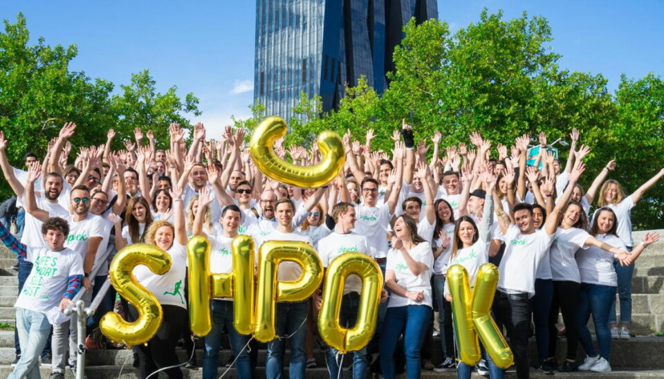 Shpock-teamet: over 150 ansatte fra 30 land. Foto: Shpock