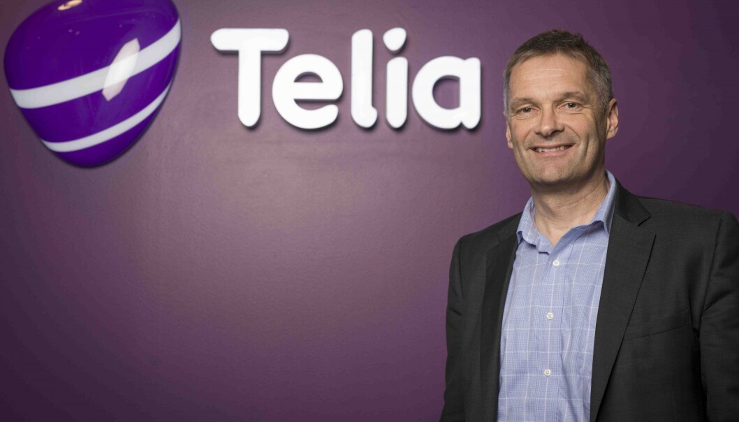 Abraham Foss, CEO i Telia Norge. Foto: Presse
Abraham Foss, CEO i Telia Norge. Foto: Presse