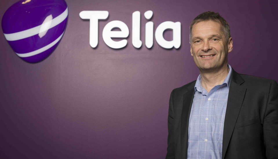 Abraham Foss, CEO i Telia Norge. Foto: Presse