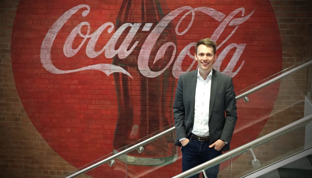 Knut Anders Thorset går fra Coca Cola til Inzpire.me. Foto: Presse Knut Anders Thorset går fra Coca Cola til Inzpire.me. Foto: Presse