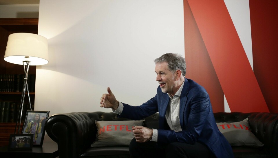 Netflix-gründer og CEO Reed Hastings. Foto: AP Photo/Manu Fernandez