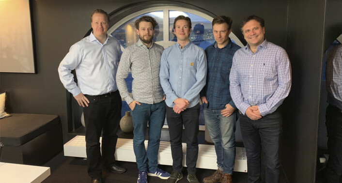 Styret i Vilect, fra venstre til høyre: Krister Kristiansen (Managing Director i Attensi UK), Nicolai Kirkeng Vennerød, Kristoffer Almeland, Martin Solli og Olav Haraldseid (tidligere HR-direktør i NorgesGruppen, Circle K, Apotek1). Foto: Vilect Styret i Vilect, fra venstre til høyre: Krister Kristiansen (Managing Director i Attensi UK), Nicolai Kirkeng Vennerød, Kristoffer Almeland, Martin Solli og Olav Haraldseid (tidligere HR-direktør i NorgesGruppen, Circle K, Apotek1). Foto: Vilect