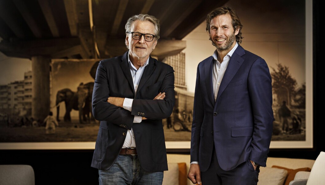 Harald Møller (60) og Øyvind Schage Førde (45) som leder familiens holdingsselskap Aars, som igjen styrer over investeringsselskapet Katalysator AS. Foto: Press