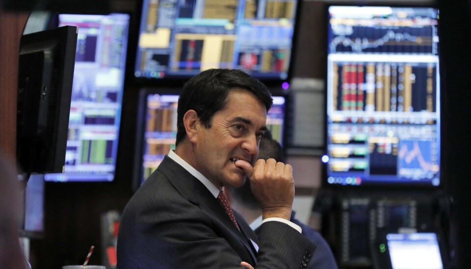 Trader Mark Muller works on the floor of the New York Stock Exchange, Thursday, Jan. 3, 2019. Stocks went into a steep slide Thursday after Apple sent a shudder through Wall Street with word that iPhone sales in China are falling. (AP Photo/Richard Drew)