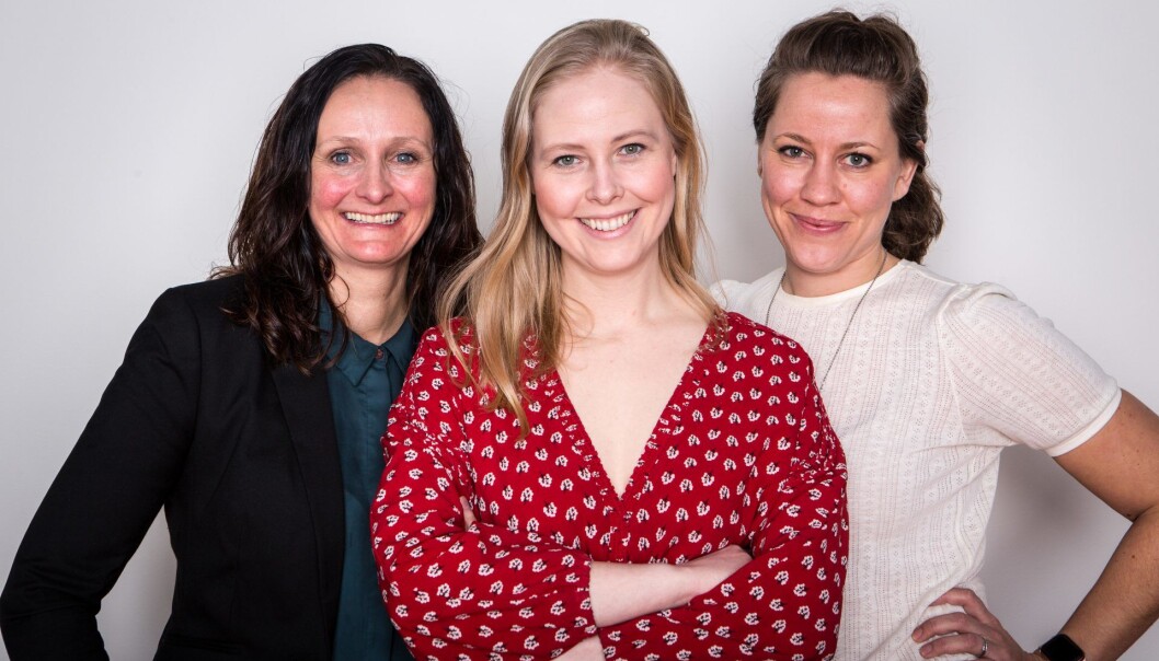 Hvem blir årets kvinnelige gründer? Annette Anfinnsen (Robotic Innovation), Sigrun Syverud (Fjong) og Merete Nygaard (Lawbotics). Foto: Charlotte Wiig/Innovasjon Norge. Hvem blir årets kvinnelige gründer? Annette Anfinnsen (Robotic Innovation), Sigrun Syverud (Fjong) og Merete Nygaard (Lawbotics). Foto: Charlotte Wiig/Innovasjon Norge.