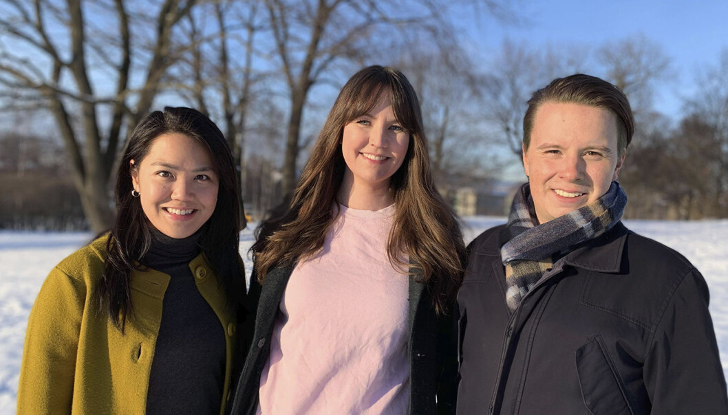 Rådgiver Valerie Leung, daglig leder Elisabeth Skjelten, og utvikler Simen Johannessen. Foto: Oaseit Rådgiver Valerie Leung, daglig leder Elisabeth Skjelten, og utvikler Simen Johannessen. Foto: Oaseit