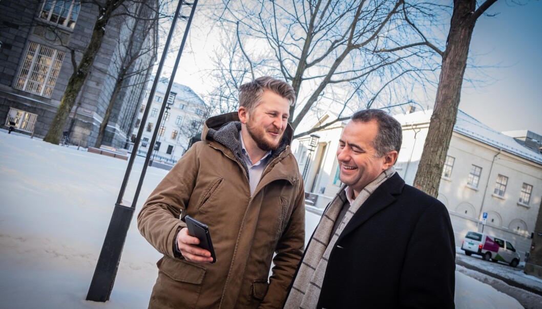 Kim Humborstad, gründer og CGO, sammen med CEO André Løvestam. Foto: Vilde Mebust Erichsen Kim Humborstad, gründer og CGO, sammen med CEO André Løvestam. Foto: Vilde Mebust Erichsen