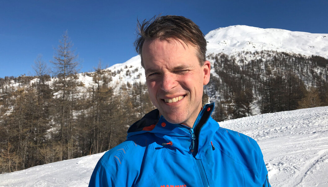 Bjarne Lie fra Verdane Capital, her fotografert i solen på fjellet. Foto: Privat Bjarne Lie fra Verdane Capital, her fotografert i solen på fjellet. Foto: Privat