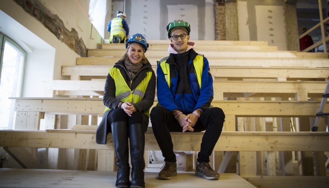 Mona Aarebrot i Aspelin Ramm og Andreas Slettvoll i Chooose. Foto: Per-Ivar Nikolaisen Mona Aarebrot i Aspelin Ramm og Andreas Slettvoll i Chooose. Foto: Per-Ivar Nikolaisen