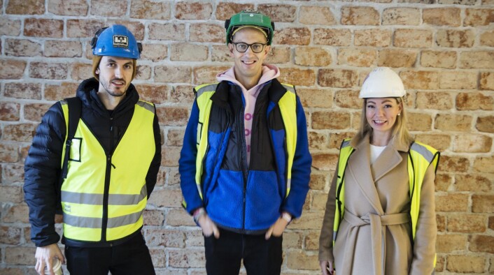 Joseph Beaudin (t.v.), Andreas Slettvoll og Stine Alfreedsen var blant choooserne på befaring i Traasdahl-senteret nå nylig. Foto: Per-Ivar Nikolaisen Joseph Beaudin (t.v.), Andreas Slettvoll og Stine Alfreedsen var blant choooserne på befaring i Traasdahl-senteret nå nylig. Foto: Per-Ivar Nikolaisen