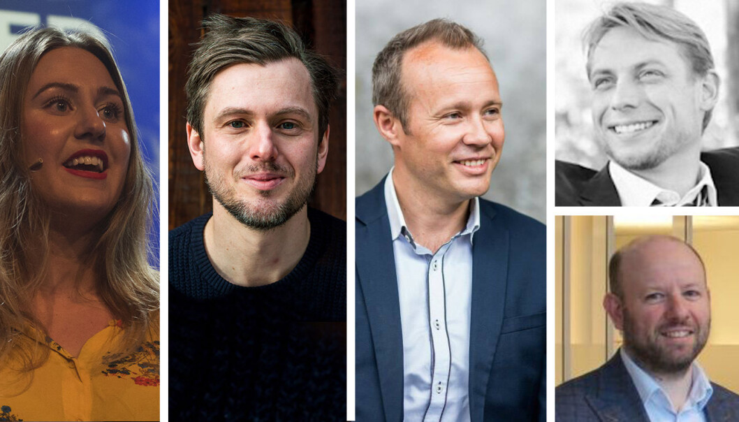 Thea Sommerseth Myhren (Diwala), Carl-Nicolai Wessmann (Spiff), Olav Balandin (Diggecard), Kai Eggert (Huddlestock), og Helge Hannisdal (Quantfolio) skal delta i Lighthouse Development Program. Thea Sommerseth Myhren (Diwala), Carl-Nicolai Wessmann (Spiff), Olav Balandin (Diggecard), Kai Eggert (Huddlestock), og Helge Hannisdal (Quantfolio) skal delta i Lighthouse Development Program.