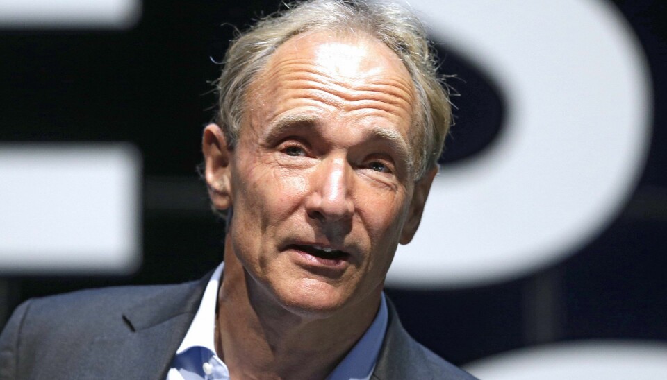 English computer scientist Tim Berners-Lee, best known as the inventor of the World Wide Web. Foto: AP Photo/Lionel Cironneau