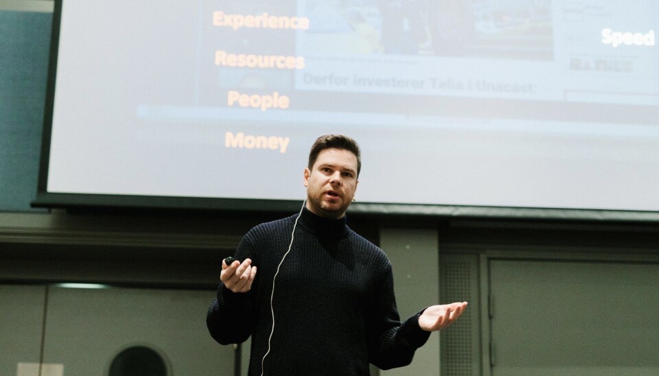 Kjartan Slette at The Shift. Foto: Jan Khür