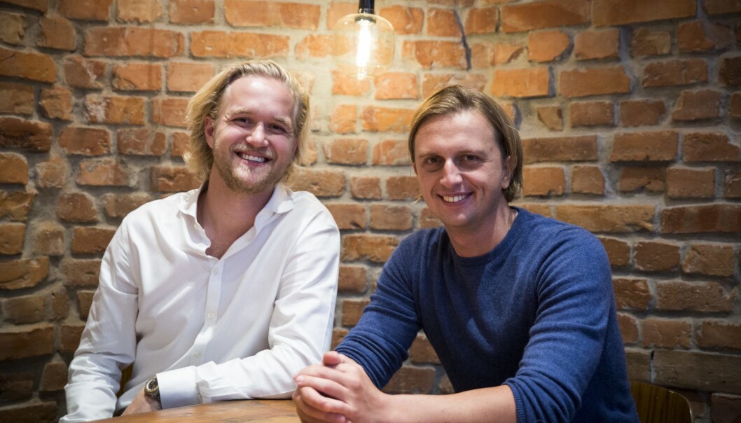 Revolut founder Nik Storonsky and the head of Nordic Operations Espen Myklebust (to the left) som Norges-sjef og den som skal sørge. Foto: Per-Ivar Nikolaisen Revolut founder Nik Storonsky and the head of Nordic Operations Espen Myklebust (to the left) som Norges-sjef og den som skal sørge. Foto: Per-Ivar Nikolaisen