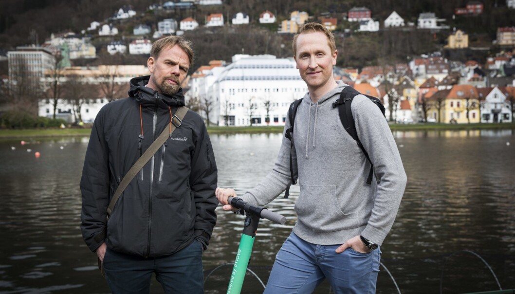 Anders Waage Nilsen og Hans Kristian Aas i New. Foto: Per-Ivar Nikolaisen Anders Waage Nilsen og Hans Kristian Aas i New. Foto: Per-Ivar Nikolaisen