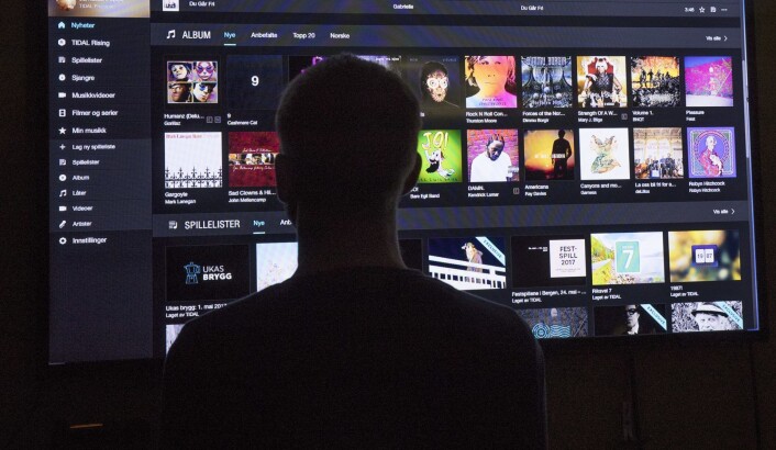 The music streaming service Tidal. Photo: Terje Bendiksby / NTB scanpix The music streaming service Tidal. Photo: Terje Bendiksby / NTB scanpix