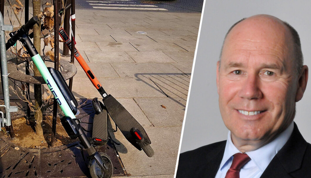 Professor Tor W. Andreassen har ikke tro på at sparkesykkel-crazen vil vare. Professor Tor W. Andreassen har ikke tro på at sparkesykkel-crazen vil vare.