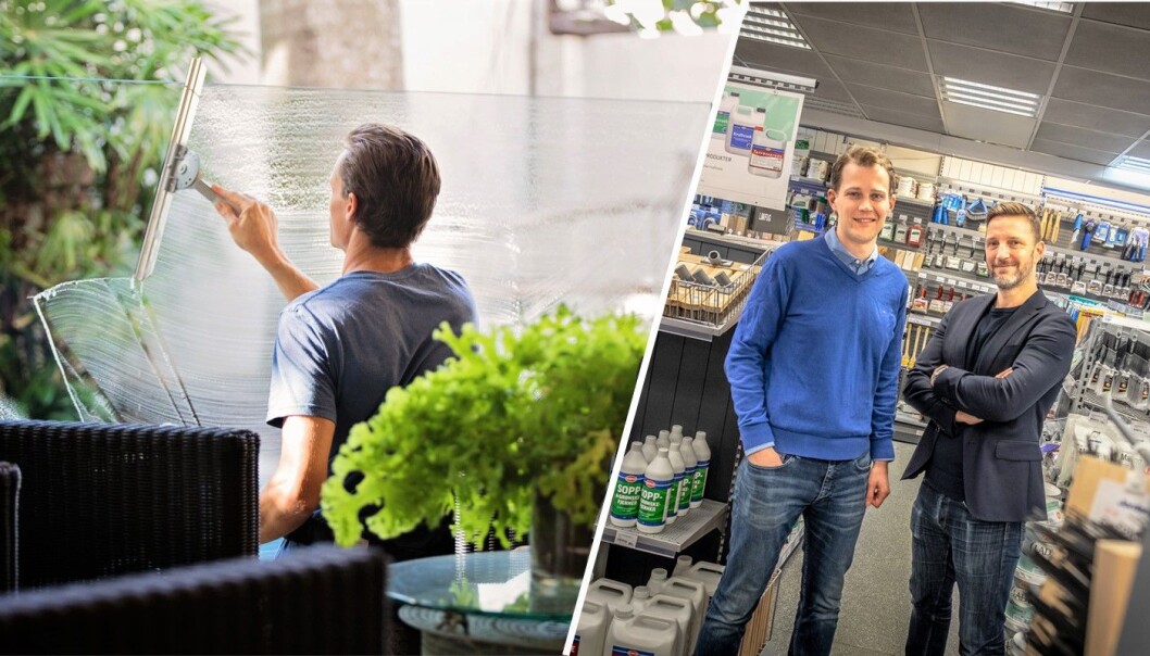 Illustrasjonsfoto (til venstre). Edvard Eikeland, styreleder i Luado og daglig leder Jarle Naustvik, fotografert i forbindelse med selskapets Jernia-samarbeid. Foto: Vilde Mebust Erichsen Illustrasjonsfoto (til venstre). Edvard Eikeland, styreleder i Luado og daglig leder Jarle Naustvik, fotografert i forbindelse med selskapets Jernia-samarbeid. Foto: Vilde Mebust Erichsen