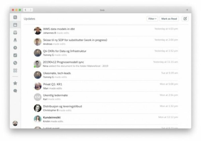  Updates to documents are easily available for everyone