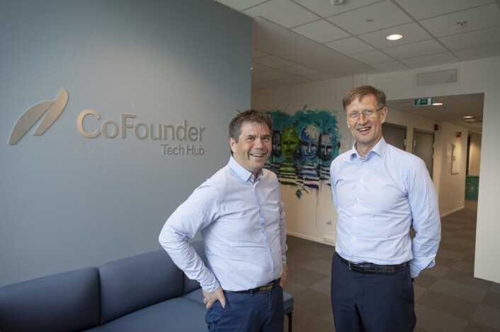 CoFounder and KLP have established an investment fund of €7.5m directed at growing tech companies. Chairman Jan Biti of CoFounder (left) and Corporate Director Aage Schaanning for economy and finance at KLP. Photo: Thor Nielsen/CoFounder CoFounder and KLP have established an investment fund of €7.5m directed at growing tech companies. Chairman Jan Biti of CoFounder (left) and Corporate Director Aage Schaanning for economy and finance at KLP. Photo: Thor Nielsen/CoFounder