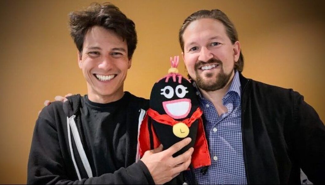 Jean-Baptiste Huynh i Dragonbox (t.v.) og Åsmund Furuseth i Kahoot. Foto: Presse Jean-Baptiste Huynh i Dragonbox (t.v.) og Åsmund Furuseth i Kahoot. Foto: Presse