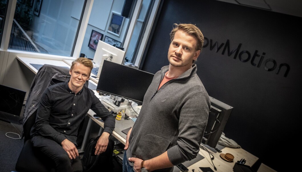 Didrik Dimmen og Lars Flesland i FLowmotion måtte tidligere i år informere kunder om at de hverken får produktet eller pengene tilbake. Foto: Vilde Mebust Erichsen Didrik Dimmen og Lars Flesland i FLowmotion måtte tidligere i år informere kunder om at de hverken får produktet eller pengene tilbake. Foto: Vilde Mebust Erichsen