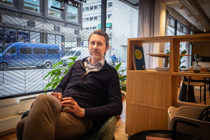 Anders Børde i Moblrn deler gjerne ut eierskap i selskapet - mot godt arbeid. Foto: Magnus Peter Harnes Anders Børde i Moblrn deler gjerne ut eierskap i selskapet - mot godt arbeid. Foto: Magnus Peter Harnes